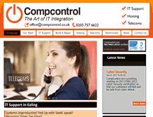 Tablet Screenshot of compcontrol.co.uk